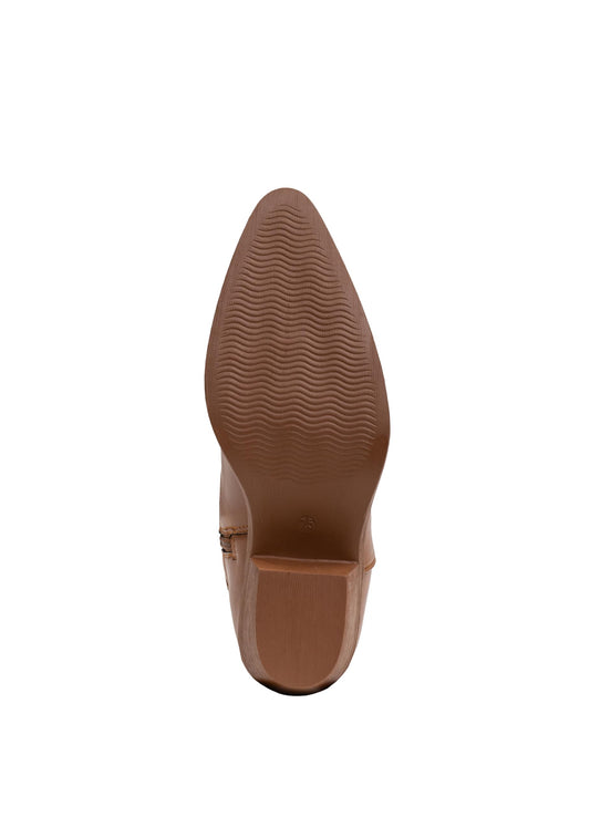 IUV Cowboy Boots For Women Western Cowgirl Boots Pull On Pointy Toe Mid Calf