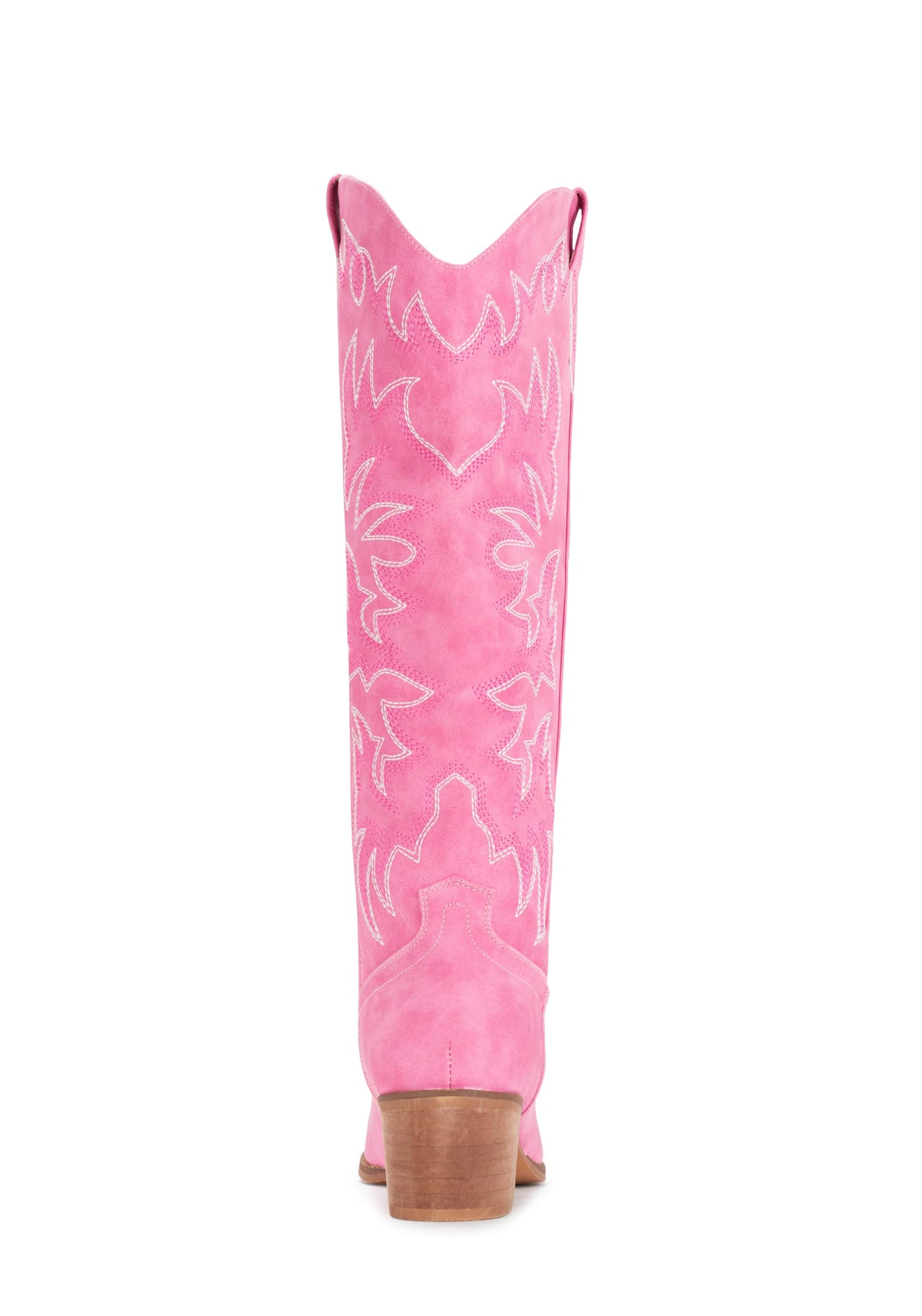 IUV Cowboy Boots For Women Knee High Western Cowgirl Boots Snip Toe Side Zipper Chunky Heel