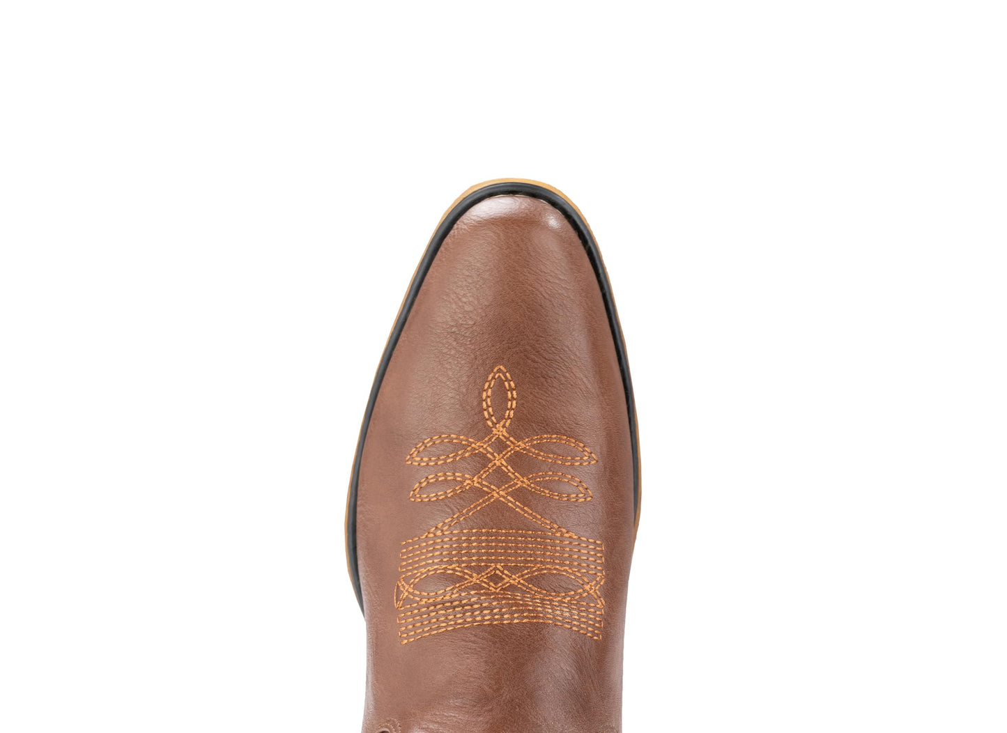 IUV Cowboy Boots For Women Western Boots Cowgirl Boots Pull On Pointy Toe Mid Calf Boots
